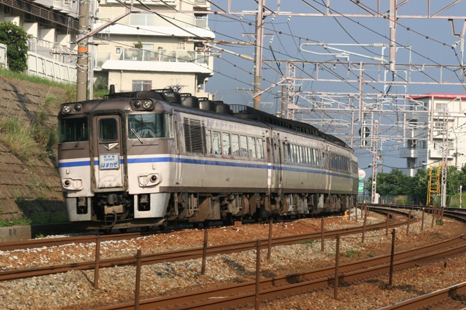 無骨な国鉄キハ181系特急用気動車、最後の牙城「はまかぜ」